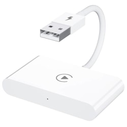 CarPlay Trådlös Adapter för iOS - USB, USB-C - Vit Vit