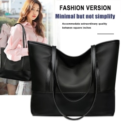 Nya axelväskor för kvinnor Oxford Buttote Bag Mother Shopping Bag black