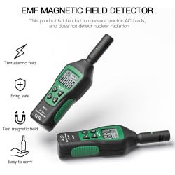 Elektromagnetiskt fält Strålningsdetektor Testare EMF-mätare green