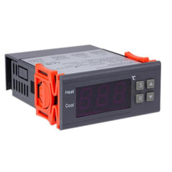Digital temperaturregulator -99-400 grader Pt100 M8 sond termoelementsensor inbyggd termosta