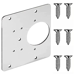 Reparationsplatta för gångjärn 9x9 cm rostfritt stål 1-Pack