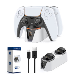 PS5 Gamepad Dual Charge Kontakttyp Laddningsbas PS5-laddare Snabbladdning PS5-tillbehör (1 paket)