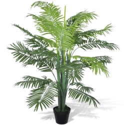 Konstväxt Palmträd med kruka 130 cm Grön