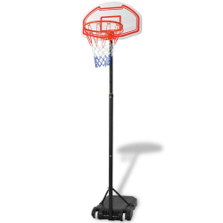 Basketkorg med stativ flyttbar 250 cm Flerfärgsdesign