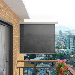 Balkongmarkis multifunktionell 150x200 cm grå Grå