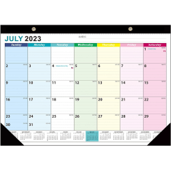 2023-2024 kalenteri -18 kuukauden katsoa Wall Planner kalenteri Heinäkuu.2023 - Joulukuu 2024, Revittävä kuukausikalenteri paksulla paperilla