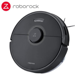 Roborock Q7max Svart Robotdammsugare 2 i 1 - Uppgraderad version av S5 MAX - Alexa