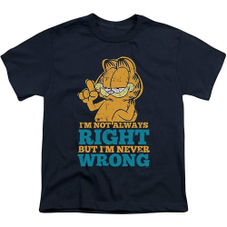 Ungdom: Garfield - Never Wrong Kids T-shirt storlek Ys XL