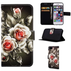 Plånboksfodral Apple iPhone 8 – Rosor