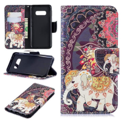 Plånboksfodral Samsung Galaxy S10e - Indiskt / Elefant
