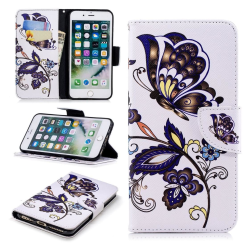 Plånboksfodral Apple iPhone 7 Plus - Elegant Fjäril