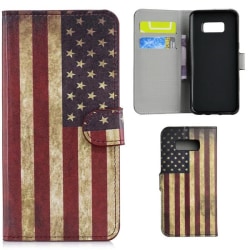 Plånboksfodral Samsung Galaxy S10e - Flagga USA