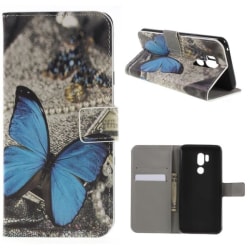 Plånboksfodral LG G7 ThinQ - Blå Fjäril