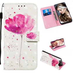 Plånboksfodral Samsung Galaxy A80 – Rosa Blomma