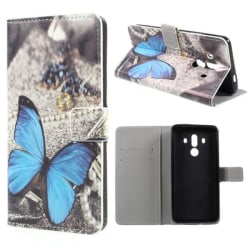 Plånboksfodral Huawei Mate 10 Pro – Blå Fjäril