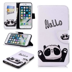 Plånboksfodral Apple iPhone 8 Plus - Hello Panda