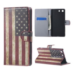 Plånboksfodral Sony Xperia M5 - Flagga USA