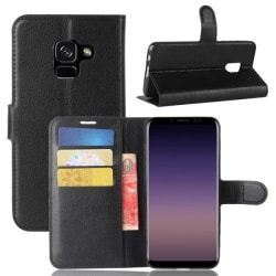 Plånboksfodral Samsung Galaxy A8 (2018) – Svart Black