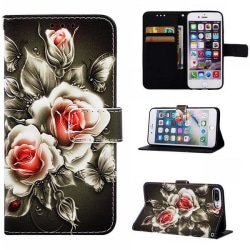 Plånboksfodral Apple iPhone 7 Plus – Rosor