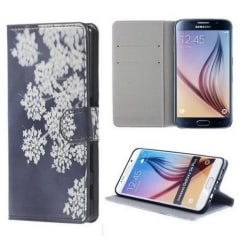 Plånboksfodral Samsung Galaxy S6 Edge Plus – Små Blommor
