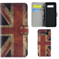 Plånboksfodral Samsung Galaxy S10 Plus - Flagga UK