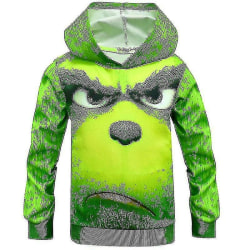 Kid Boy Novelty The Grinch Hoodie Christmas Pullover Sweatshirtv