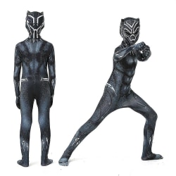 Barn Pojke Black Panther Kostym Superhjälte Cosplay Festklänning Gif