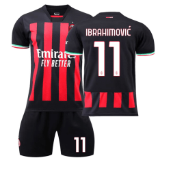 22 AC Milan tröja hem NR. 11 Ibrahimovic tröja #L