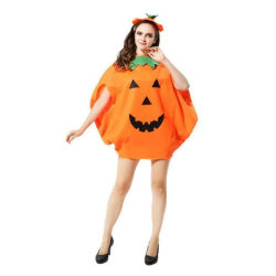 En Halloween-kostym för cosplay, fest, pumpadräkt