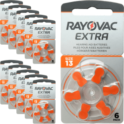 13 60-Pack RAYOVAC EXTRA - Hörapparatsbatterier