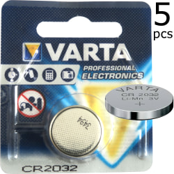 CR2032 5-Pack VARTA Litium 3V