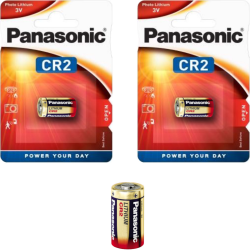 CR2 Panasonic 2-Pack Litium 3V