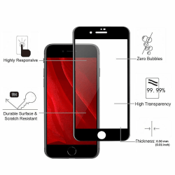2 Pack iPhone 7/8/SE (2020 & 2022) - Härdat Glas Skärmskydd