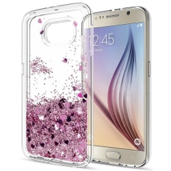 Galaxy S6 - Flytande Glitter 3D Bling Skal Case