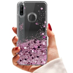 Huawei P30 Lite - Flytande Glitter 3D Bling Skal Case