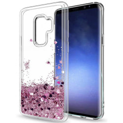 Galaxy S9 - Flytande Glitter 3D Bling Skal Case