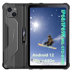 Oukitel RT3 Rugged Tablet PC 64GB 8" skärm 5150mAh batteri 16MP IP68 Dual SIM 4G GPS Tablet PC - Svart