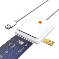 USB 2.0 Smart Card Reader Minne för ID-kortkontaktadapter