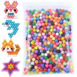 1000 Water Magic Fuse Beads Handgjorda Learn DIY Accessories Set 1000 Beads