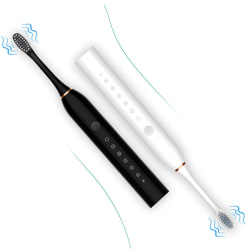 6-växlad elektrisk tandborste Vuxen USB laddningstandborste present White