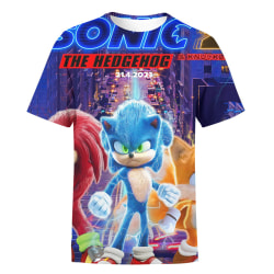 Sonic The Hedgehog T-shirt för barn Casual kortärmade toppar A 5-6 Years