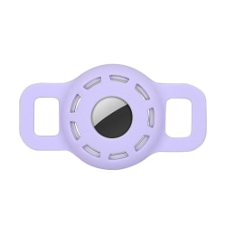 AirTag Cat Halsbandshållare Skyddande Air Tag- case för hundhalsband Purple