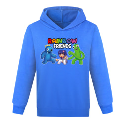 Rainbow Friends Hoodie Barn Hooded Sweatshirt Toppar Dark Blue 160cm