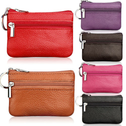 Lång plånbok för kvinnor _ clutchväska _ plånbok med dragkedja red
