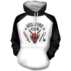 Adults Stranger Things 4 Hellfire Club Hoodie Pullover 3XL