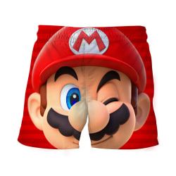 Super Mario Shorts för barn Pojke tecknad kostym A 110cm