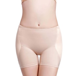 Vadderade sömlösa Shapewear Trosor Hip Enhancer Underkläder för kvinnor Skin L