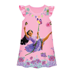 Encanto prinsessklänning för små flickor 3-8 år Pink 110 cm
