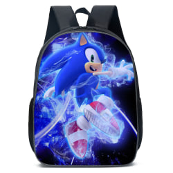 Sonic The Hedgehog 2 ryggsäck för pojkar Barn skolväska A