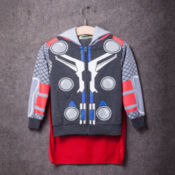 Kids Superhero T-Shirt Top Hoodie Sweatshirt Jacka Coat for Boy Thor 110